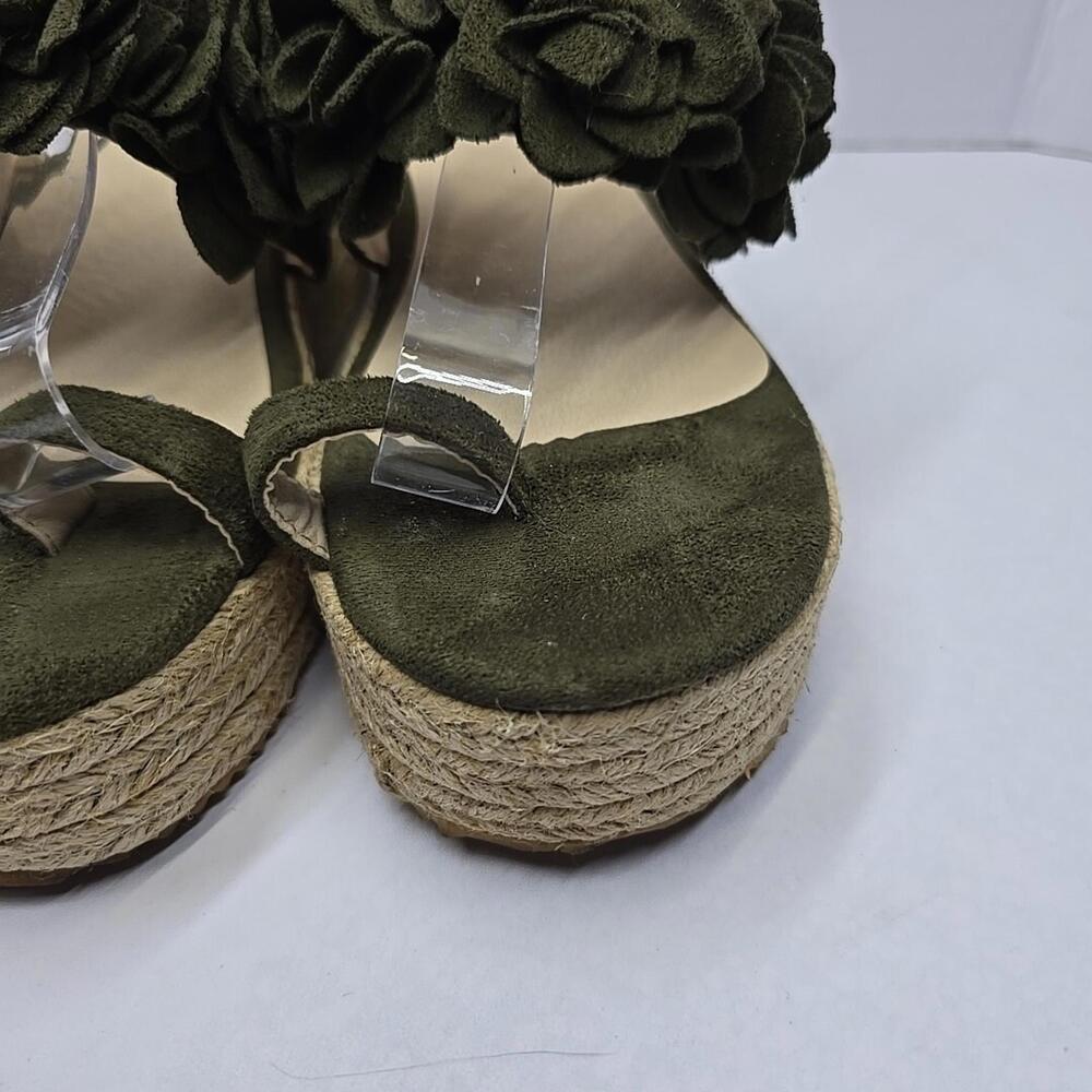 Women's Summer Sandals Platform Open Toe Flip Flops Green Size US9/EU41 - Picture 8 of 14